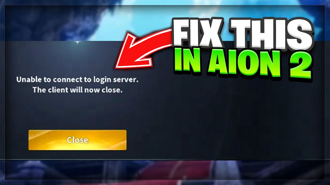🔥 Aion 2 Unable to Connect to Login Server &ndash; Quick & Easy Fix!