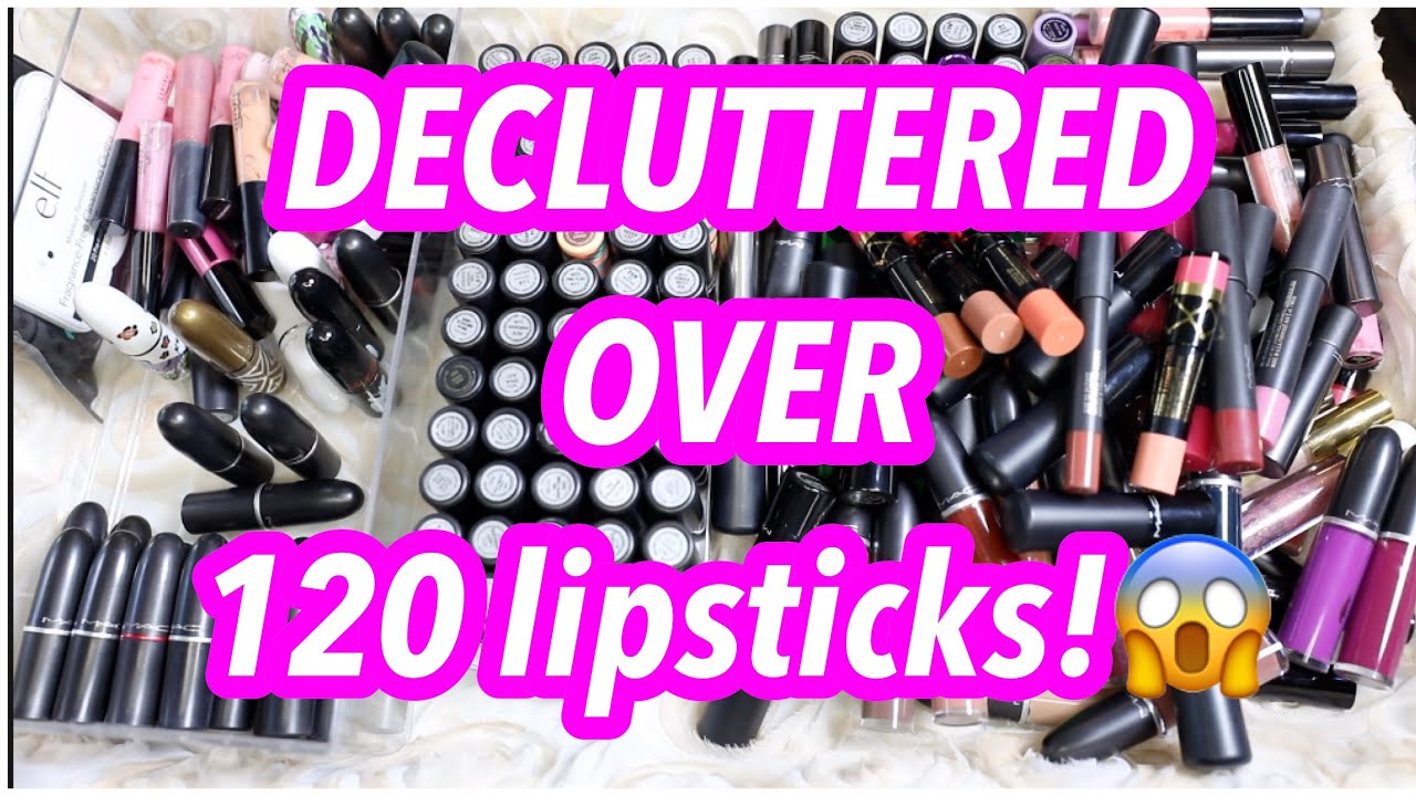 MAC LIPSTICK COLLECTION & DECLUTTER