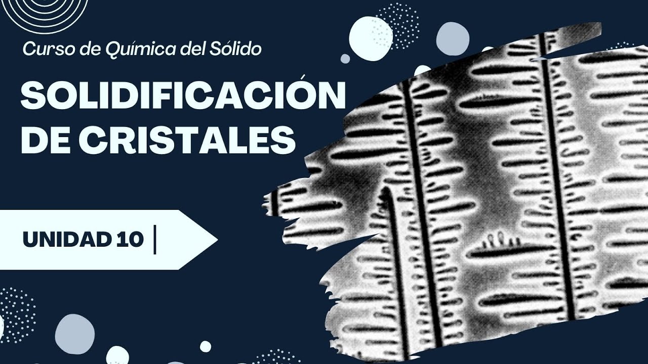 Solidificación de cristales