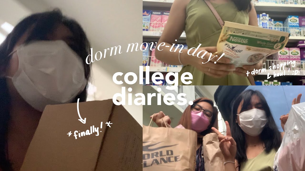 College Diaries | College dorm move-in day! 📦🎒