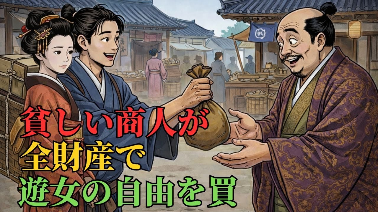 三年の約束で身請けを誓った若い商人。その先に待っていた静かな奇跡 | 野談 | 時代劇 | 昔話 | 説話 | 民話