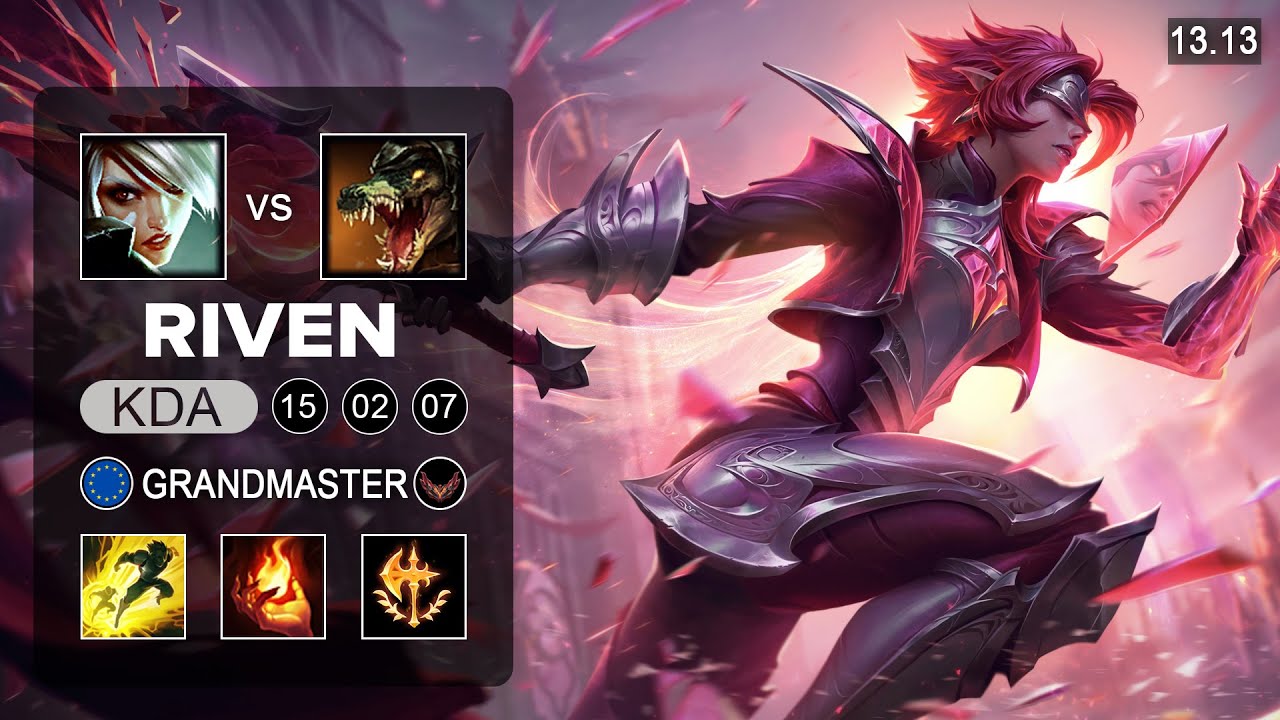Riven vs Renekton Top - EUW Grandmaster - Patch 13.13 Season 13
