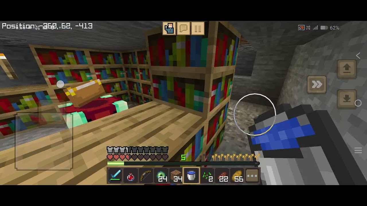 Ready to kill ender dragon in Minecraft