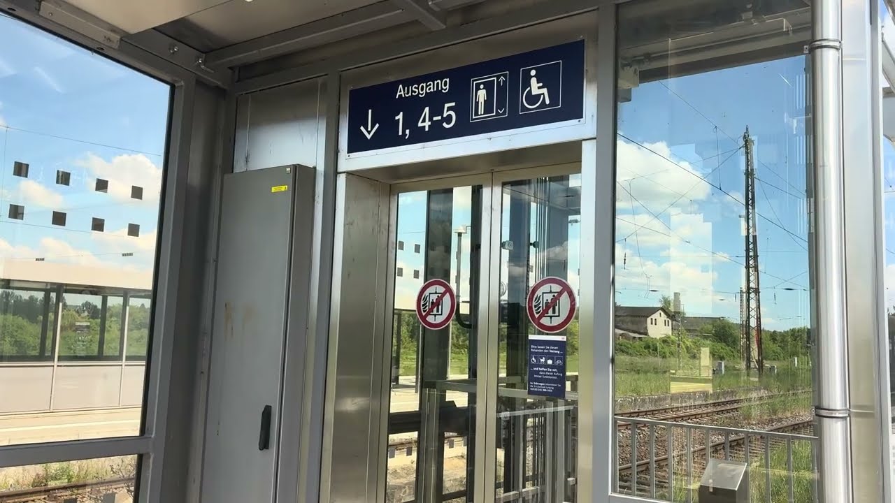 2019 Schindler traction Elevator (2) at Naumburg (Saale) railway station
