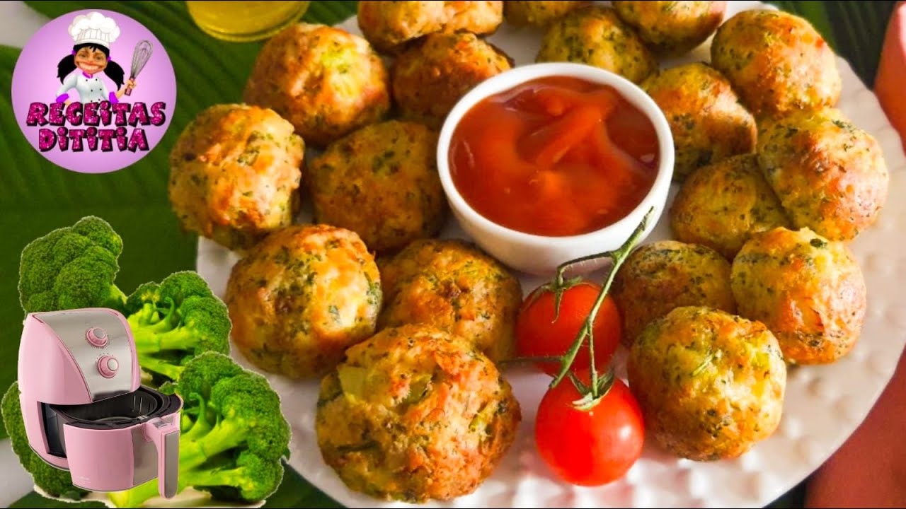BOLINHO DE BRÓCOLIS COM QUEIJO