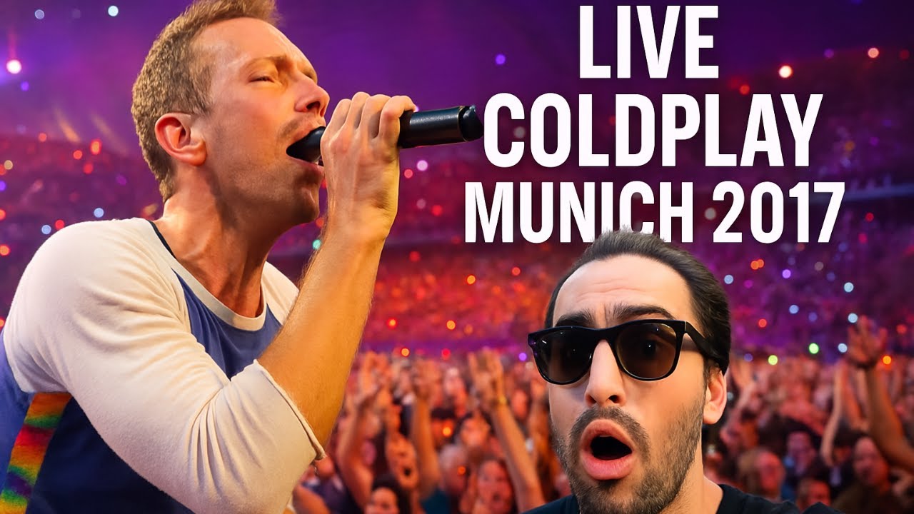 Coldplay live in Munich 2017, che concerto mega galattico