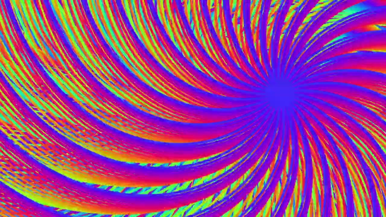 A Flow of Rotating Colored Light - Meditation, TV, Background, Silence