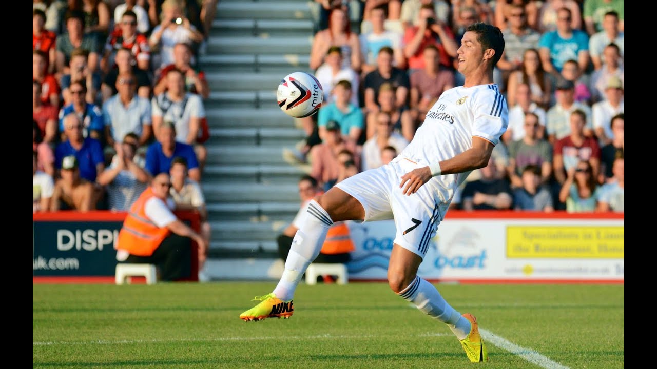 Cristiano Ronaldo's audacious back-heel shot at AFC Bournemouth