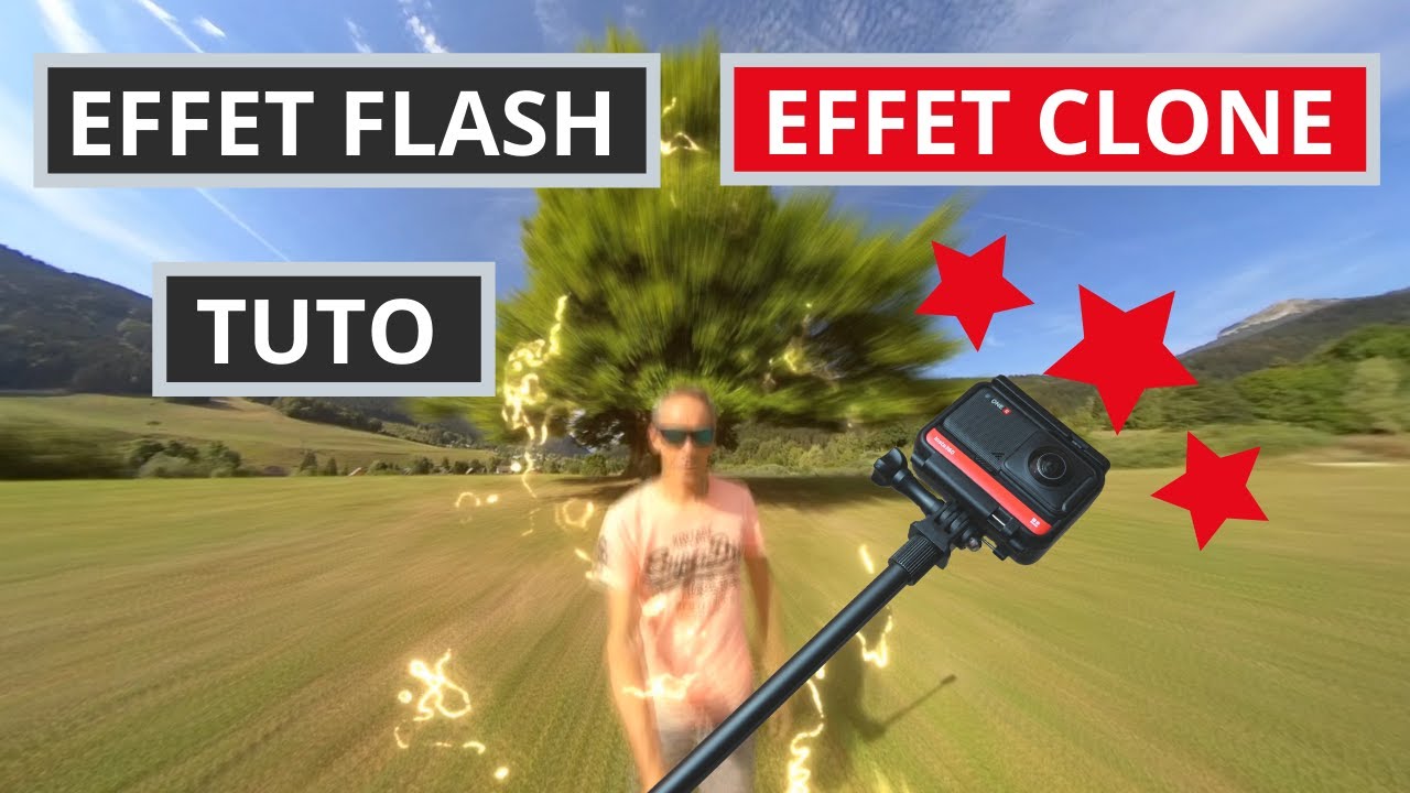 Tuto Effets Vidéos ShotLabs Clone & Dash Flash - Insta360 ONE X2 - Insta360 ONE R