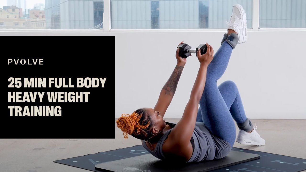 25 Min Full Body Heavy Weight Training for Improved Body Composition During Menopause