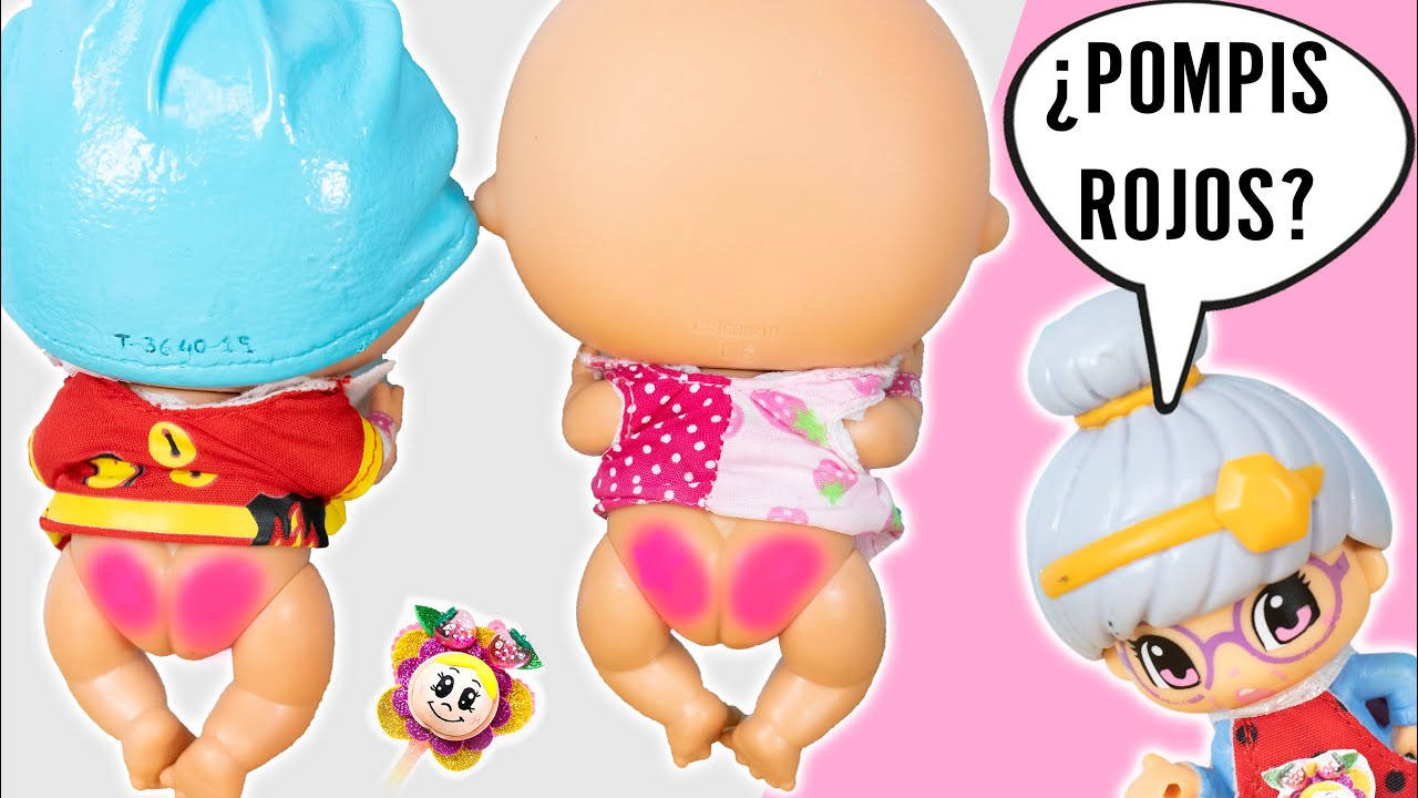 👶 Todos mis bebés Bellies se ponen malitos y les molesta el pañal 😱 Han bebido el biberón malo!