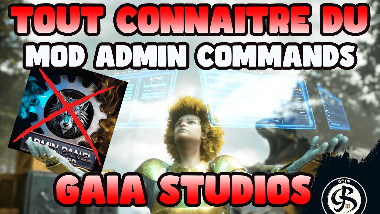 Guide du mod Admin Commands Gaia Studios : ARK ASCENDED Mod Test