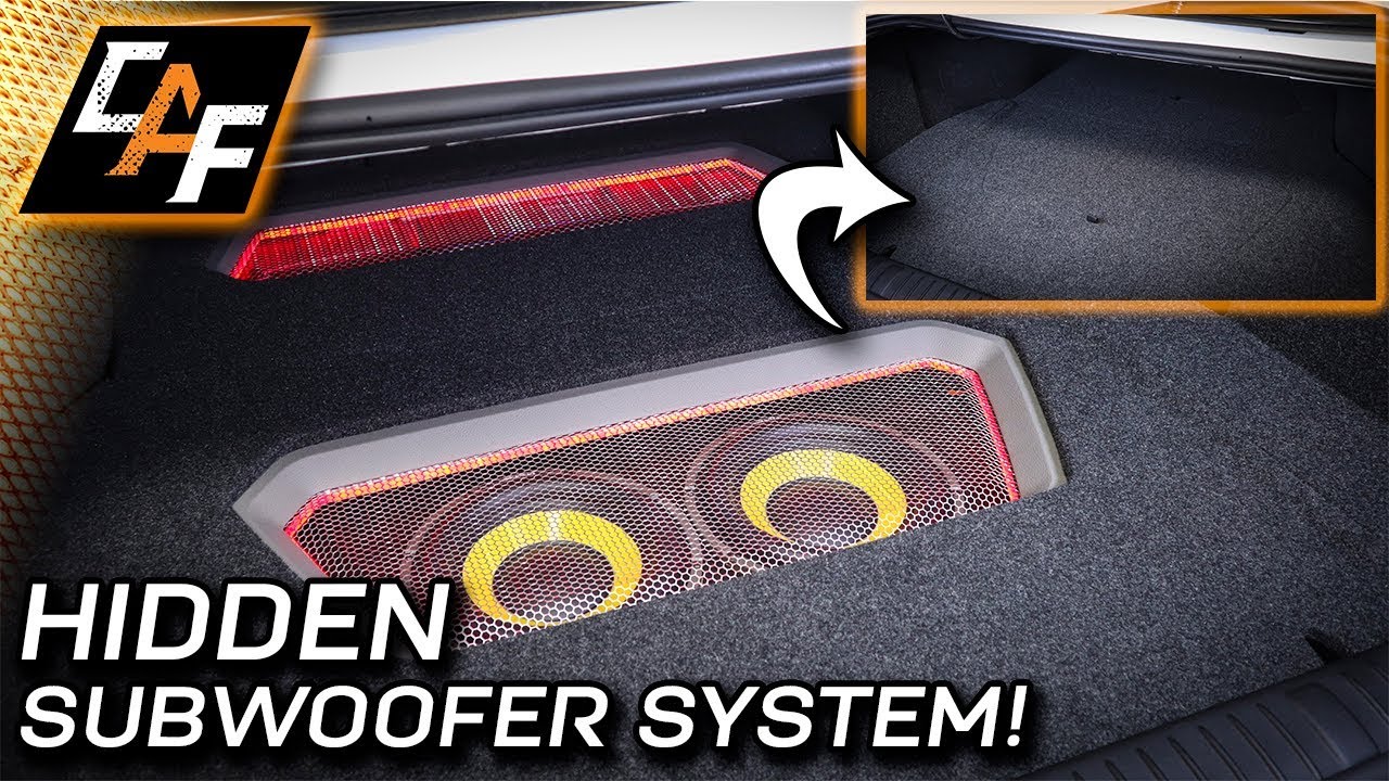 Subs HIDDEN behind panel? How does it sound? Project Stealth Overview!