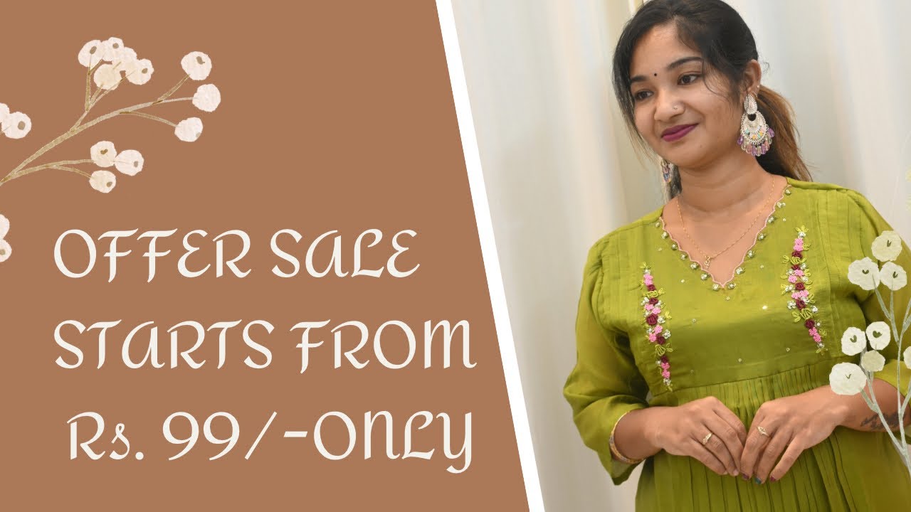 🛑OFFER SALE 🛑STARTS FROM RS 99/- ONLY| SEPHORA FASHIONS |☎️7356137838