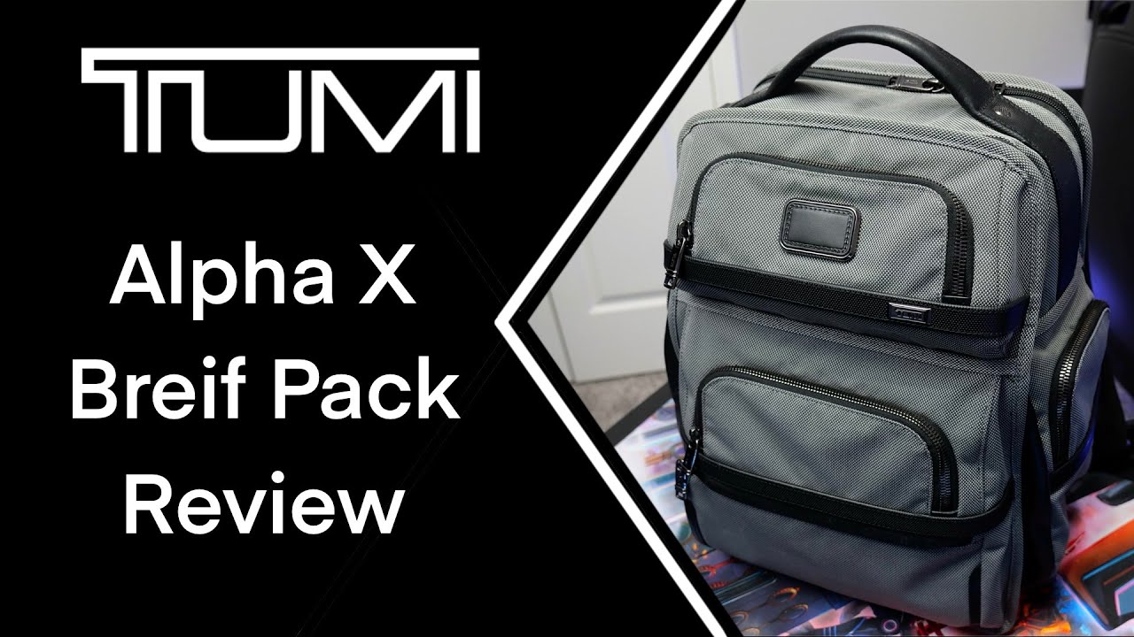 Обзор рюкзака TUMI Alpha X Brief Pack — много места