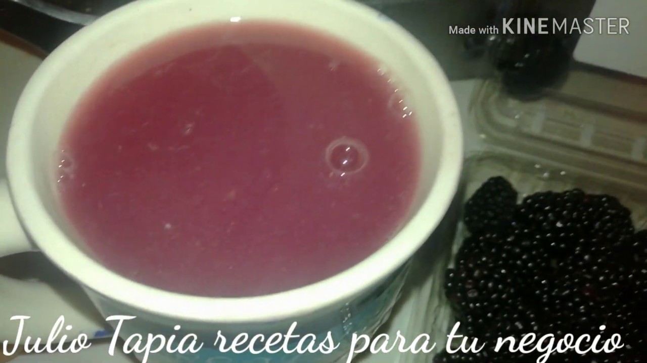 Atole de zarzamora atole michoacano para negocio