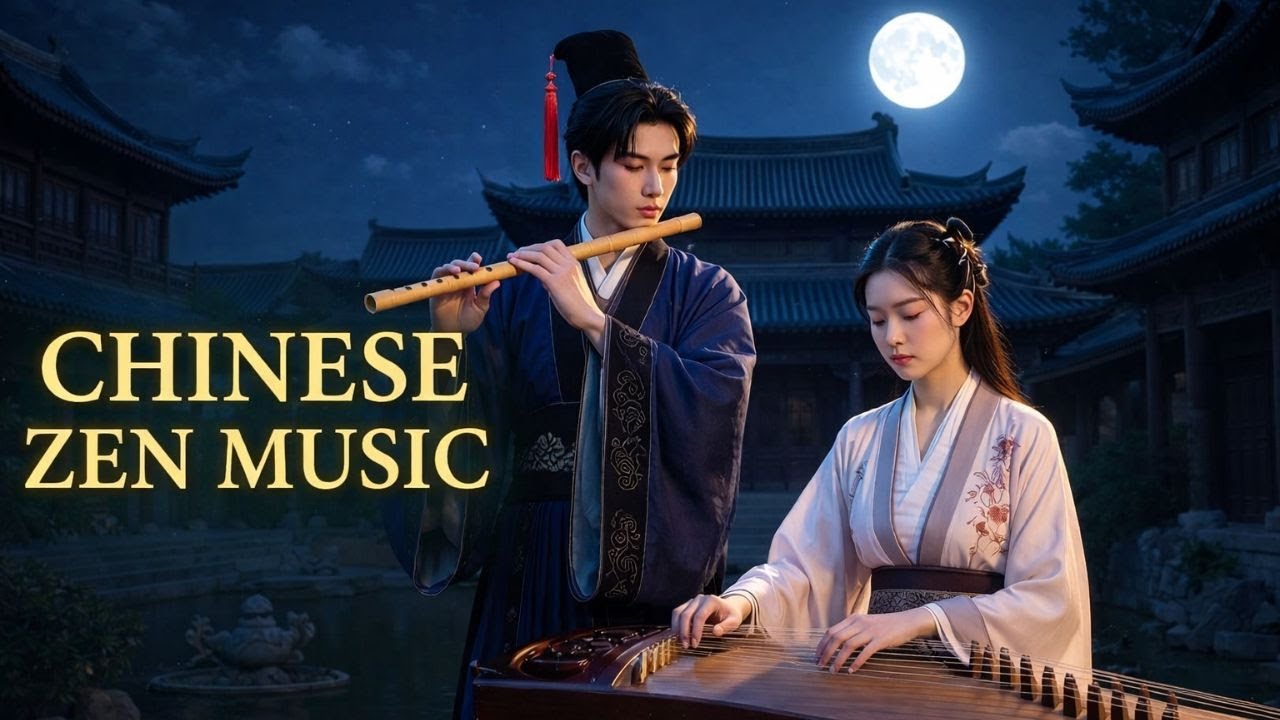 Bamboo Flute, Erhu & Guzheng: Chinese Zen Music | Relaxing Soothing Music