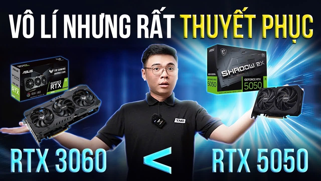 RTX 5050 vs RTX 3060 12GB - Khi Công Nghệ Lên Ngôi Thì Vài Thế Hệ Có Là Gì!!!