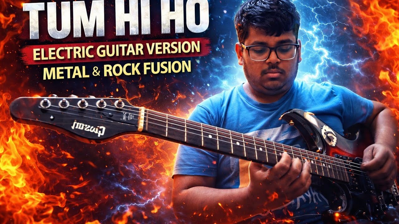 TUM HI HO ELECTRIC GUITAR COVER🎸🎸/ORIGINAL-ARIJIT SINGH/CLASSIC ROCK AND METAL FUSION /SOUND TRACK 