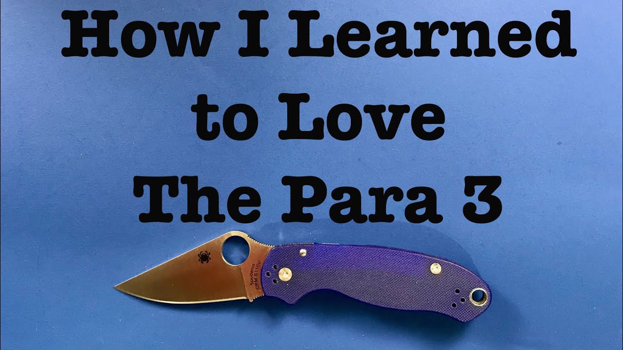 How I Learned To Love the Para 3 (Repost)