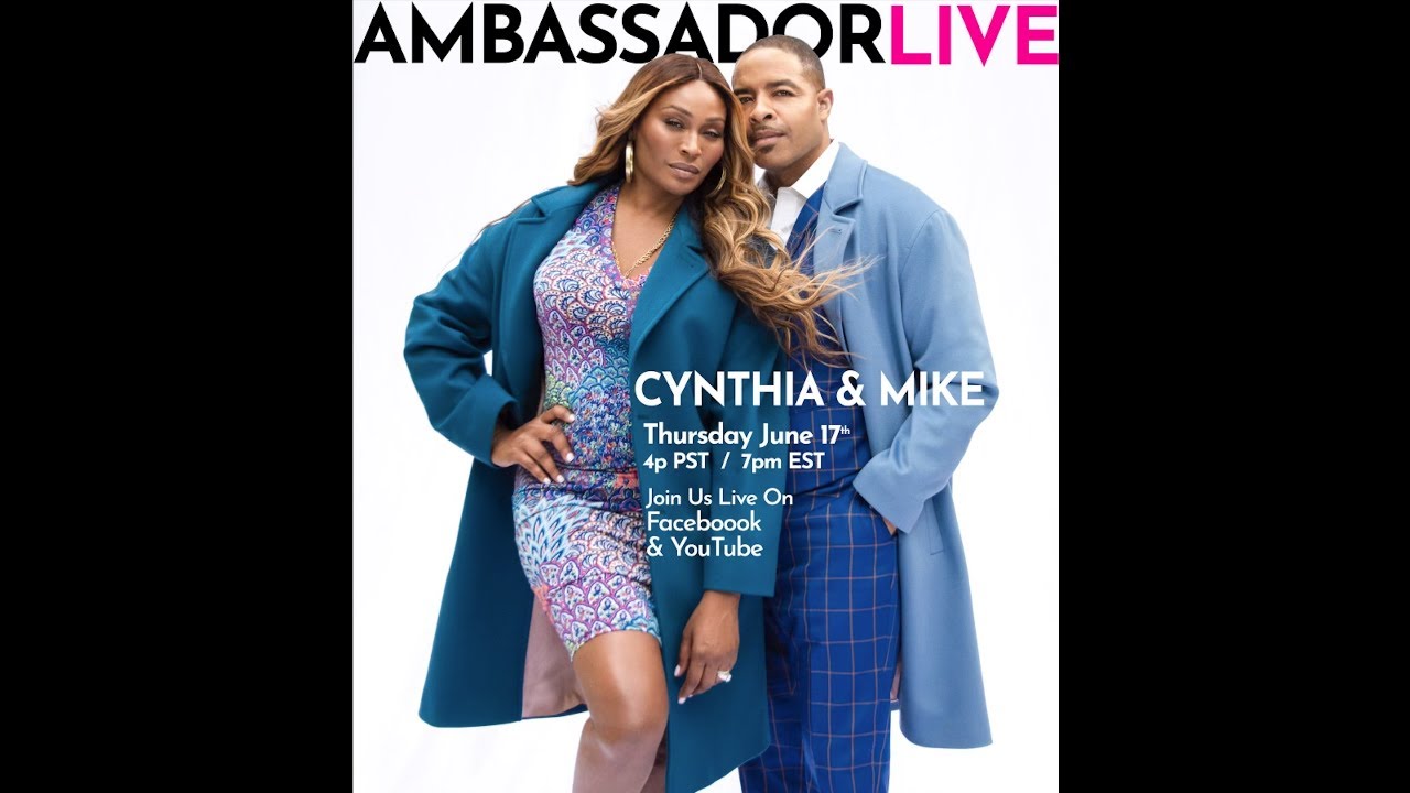CYNTHIA BAILEY-HILL & MIKE HILL LIVE from ATL on Ambassador Digital Magazine