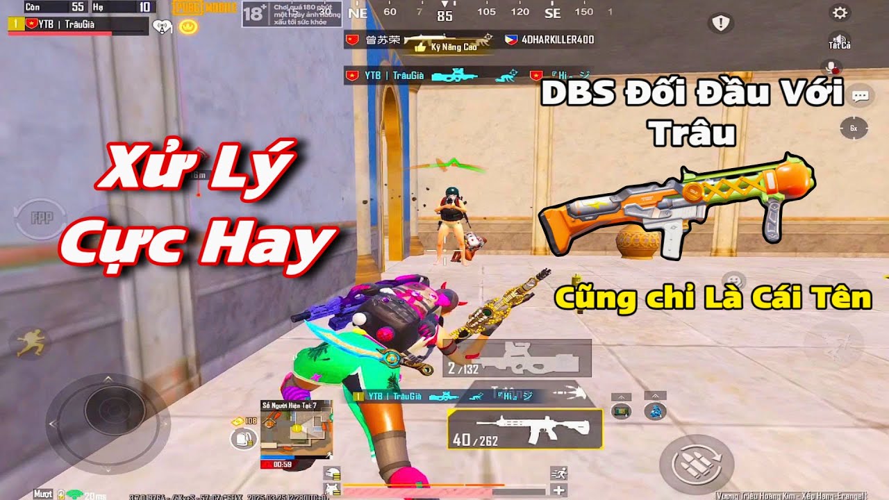 Pubg Mobile - Xử Lý Cực Hay Khi Bị Dồn Vào Trong Phòng | DBS Đối Đầu Với TrâuGià Cũng Chỉ Là Cái Tên