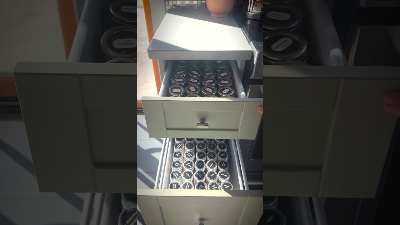 Cooking&rsquo; up a recipe for kitchen storage. #inspiration #organization #kitchen #storage