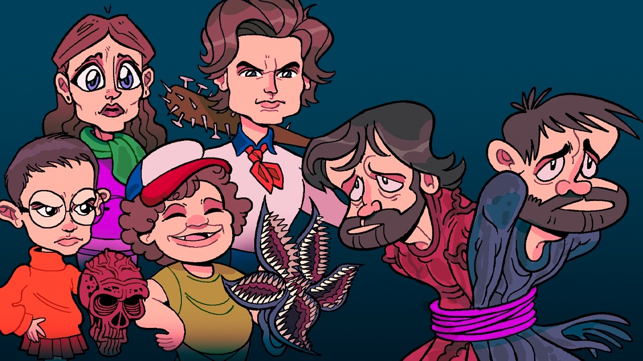 reclamando MUITO do final de Stranger Things