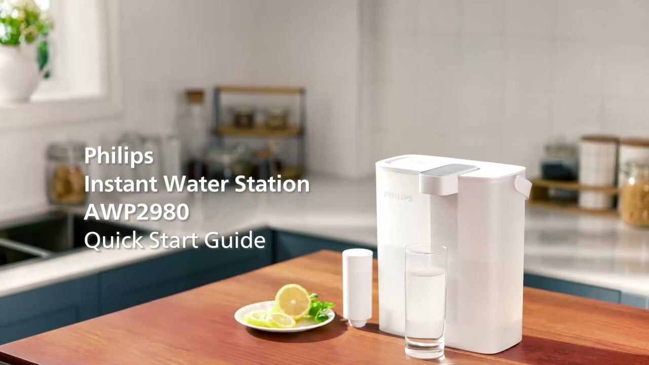 Quick start guide-Philips Instant Water Station-AWP2980