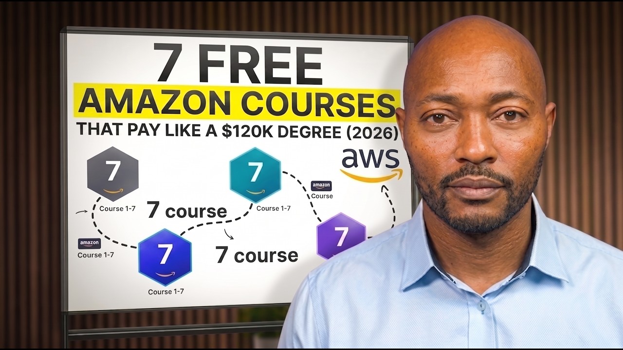 7 бесплатных курсов от Amazon, которые приносят доход как диплом за $120 000 (2026)
