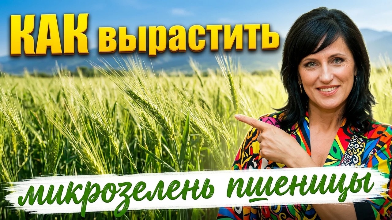 Микрозелень пшеница. Микрозелень дома. Витграсс