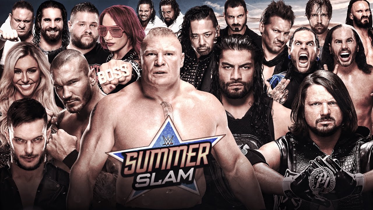 WWE SUMMERSLAM AND NXT BROOKLYN 2017 REALISTIC DREAM MATCH CARD