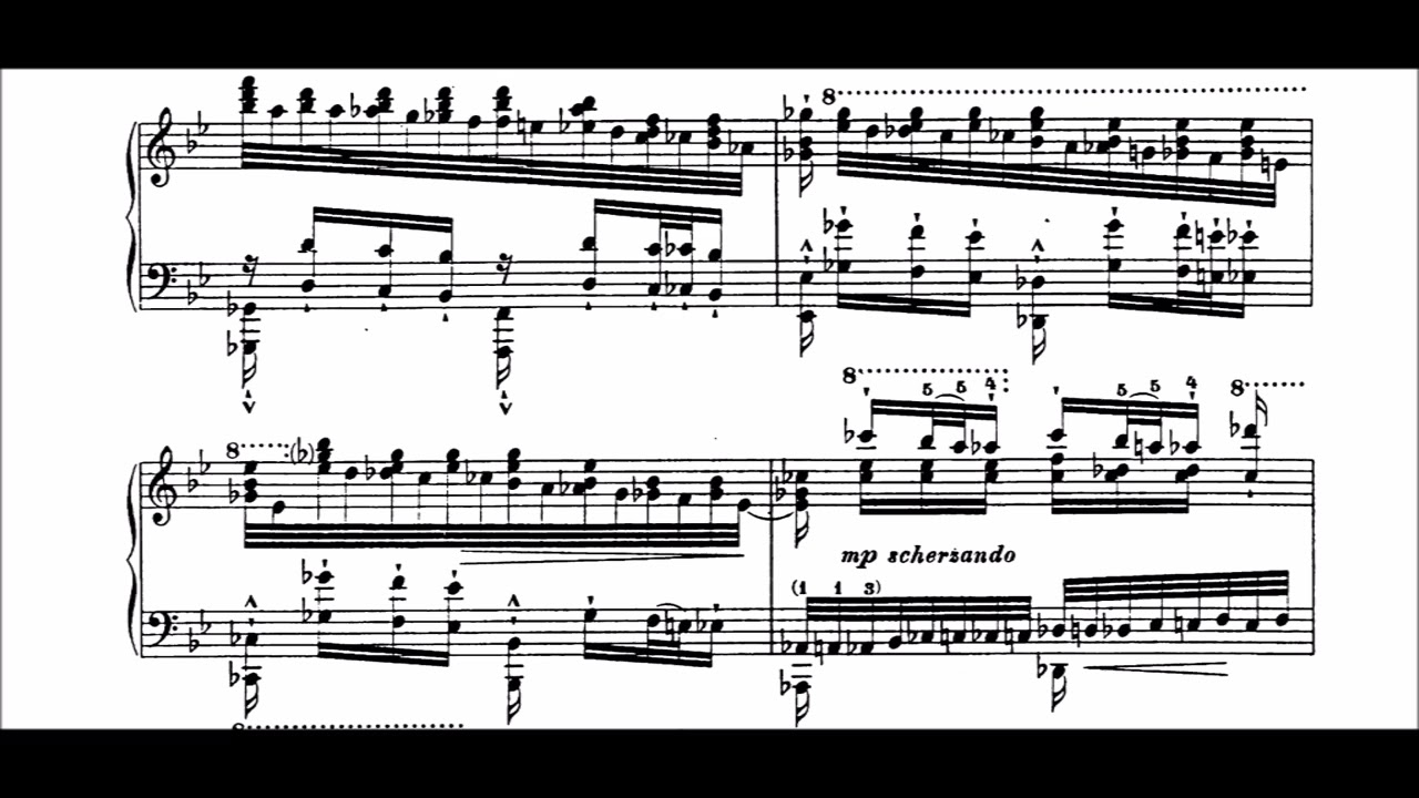 Liszt - Grandes Etudes S137 no 5 (Feux Follets)