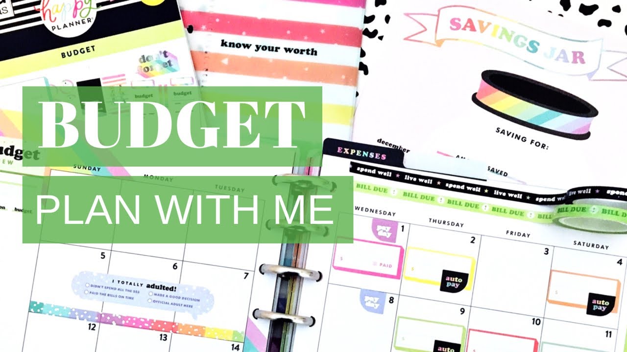BUDGET PLAN WITH ME | Classic Happy Planner