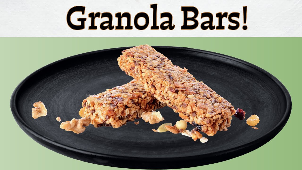 Easy Homemade Granola Bars Recipe!
