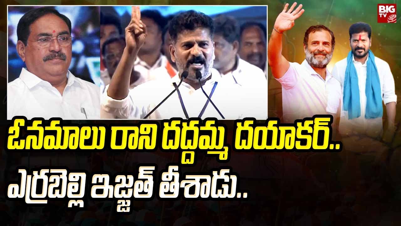 Revanth Reddy Fires On Errabelli : ఓనమాలు రాని దద్దమ్మ దయాకర్..ఎర్రబెల్లి ఇజ్జత్ తీశాడు..| BIG TV