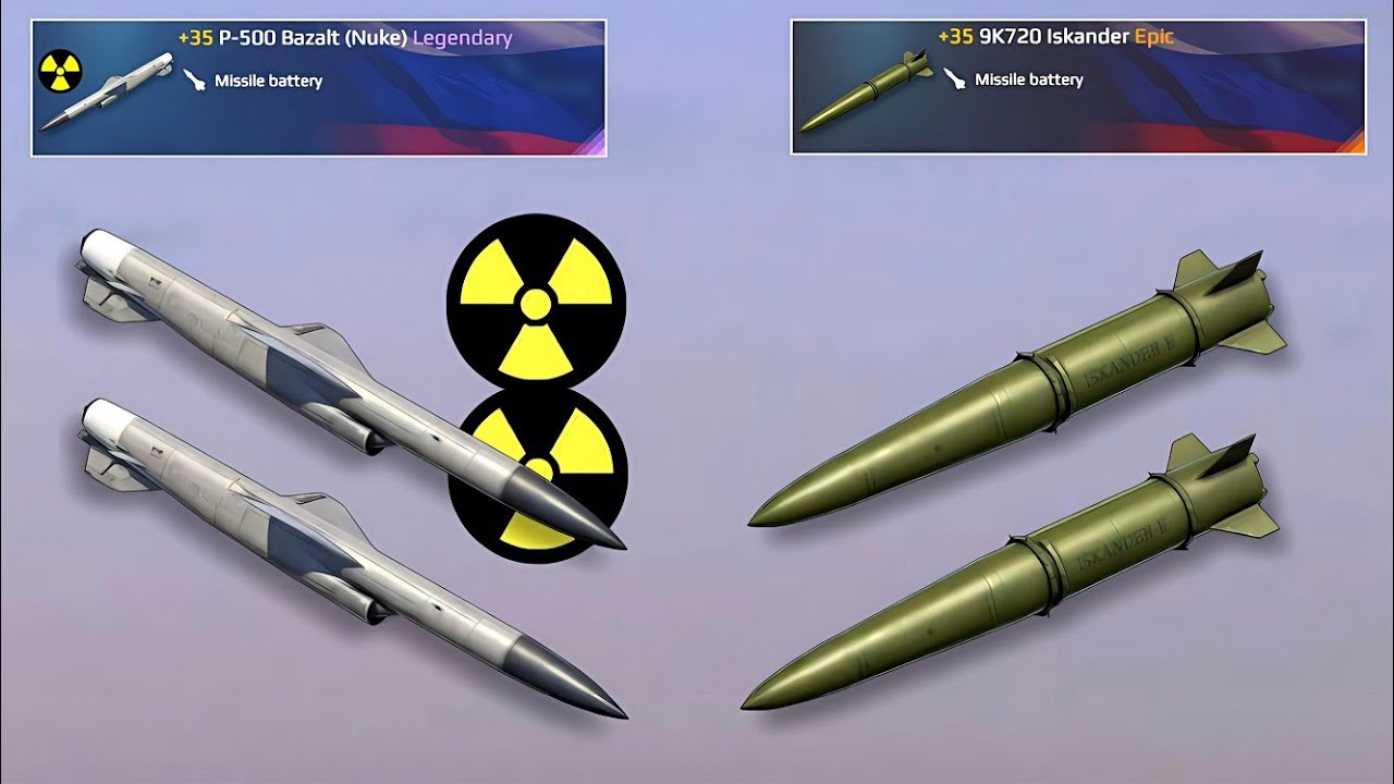 9K720 Iskander VS P-500 Bazalt (Nuke) | Missile Damage Test | Modern Warships