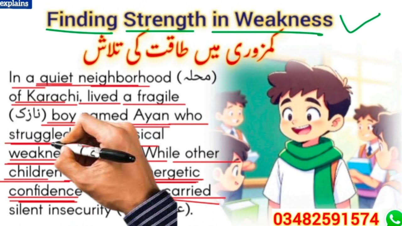 Finding Strength in Weakness | کمزوری میں طاقت تلاش کرنا | Learn English Through Stories | AExplains