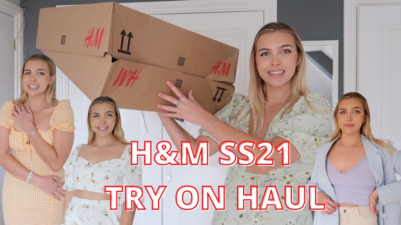 HUGE SPRING/SUMMER 2021 H&M TRY ON HAUL | Georgie Palmer