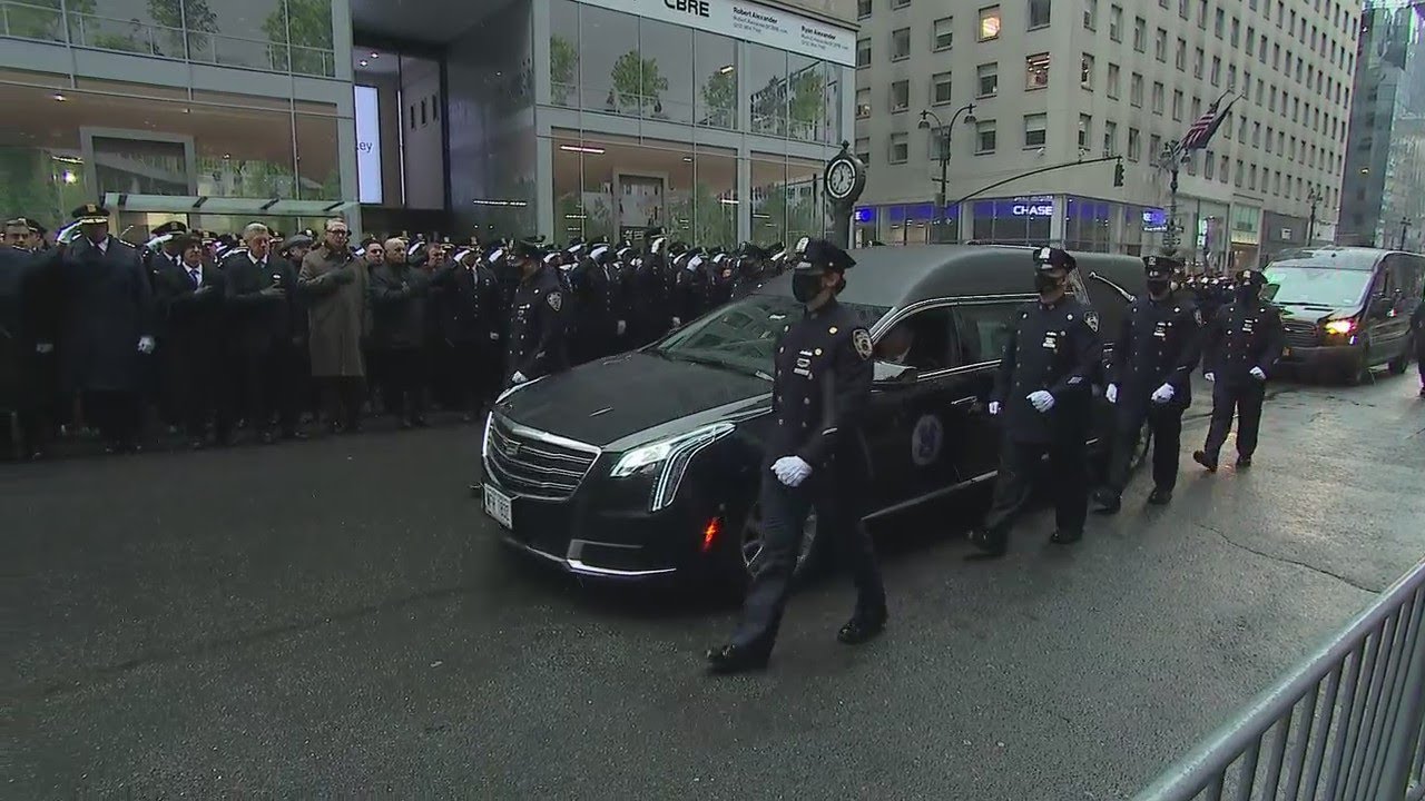 Funeral procession for NYPD Det. Jason Rivera