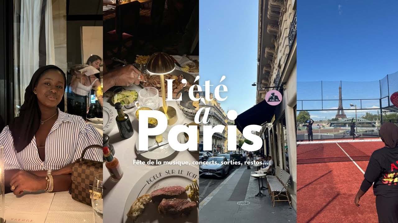 L’ÉTÉ À PARIS VLOG (Fête de la musique, Concerts, Restos, Activités) | Fatyta