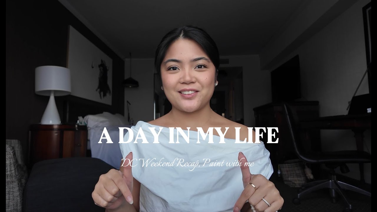 VLOG: A day in my life | Weekend in DC | Painting a Schiaparelli dress #fashion #art
