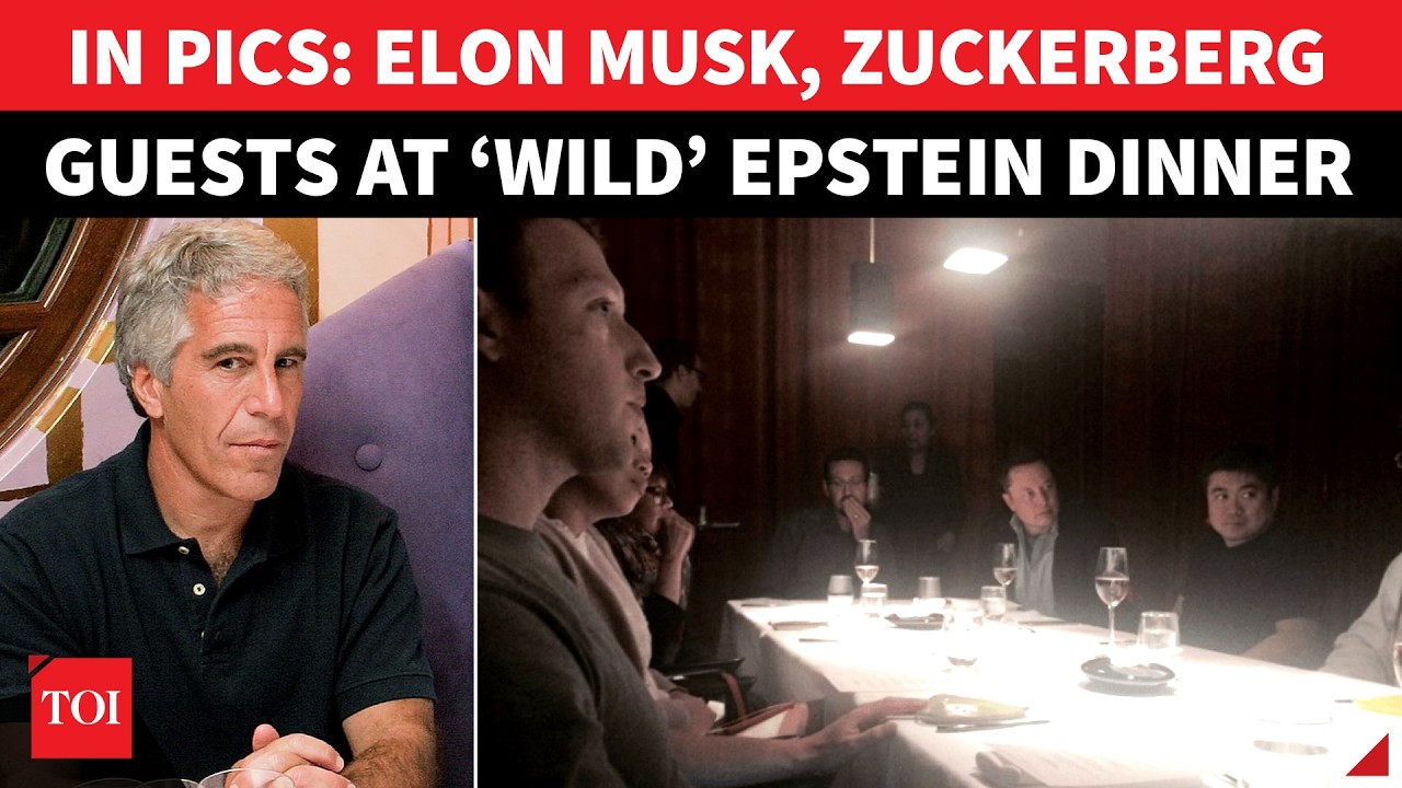 Elon Musk, Mark Zuckerberg Spotted At 2015 ‘Wild’ Epstein Dinner In New DOJ Dump | Watch