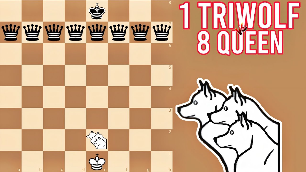 How many TRIWOLF are needed to defeat 8 QUEEN ? 
