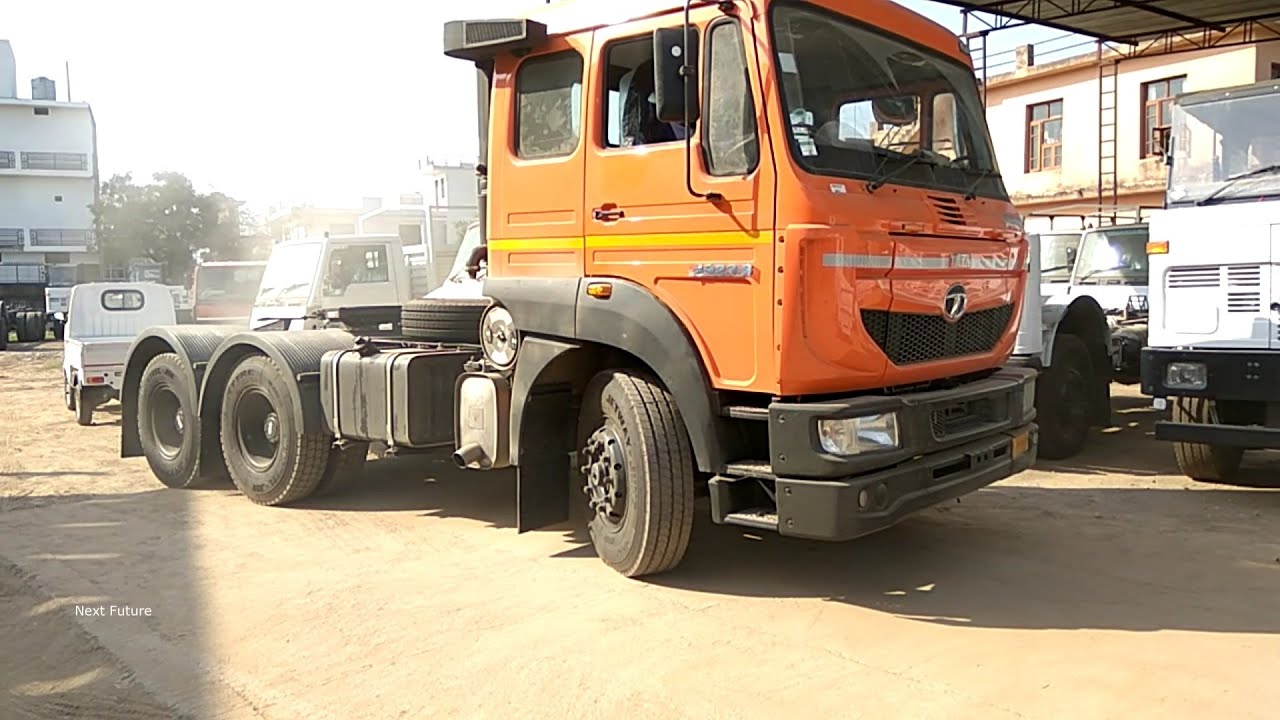 New Tata Signa 4923.s Price 31.50 Lakh Rs BS4 Model Tractor Trailer Walk Around And More