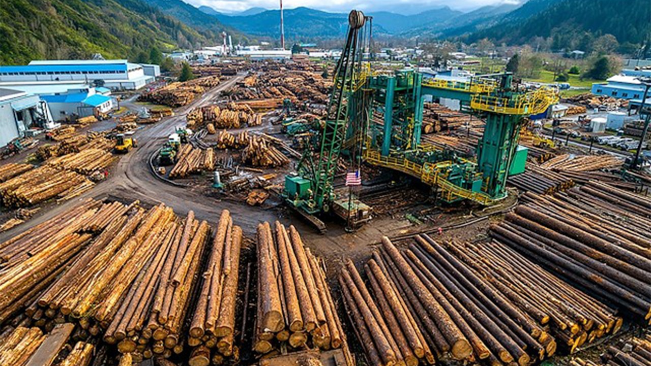 Inside America's Finest Hardwood Lumber Sawmill | How Modern Mills Process Millions of Board Feet