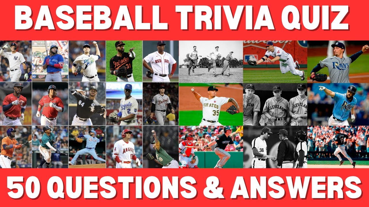 Baseball Trivia Marathon: 50 Questions to Prove Your MLB Knowledge!