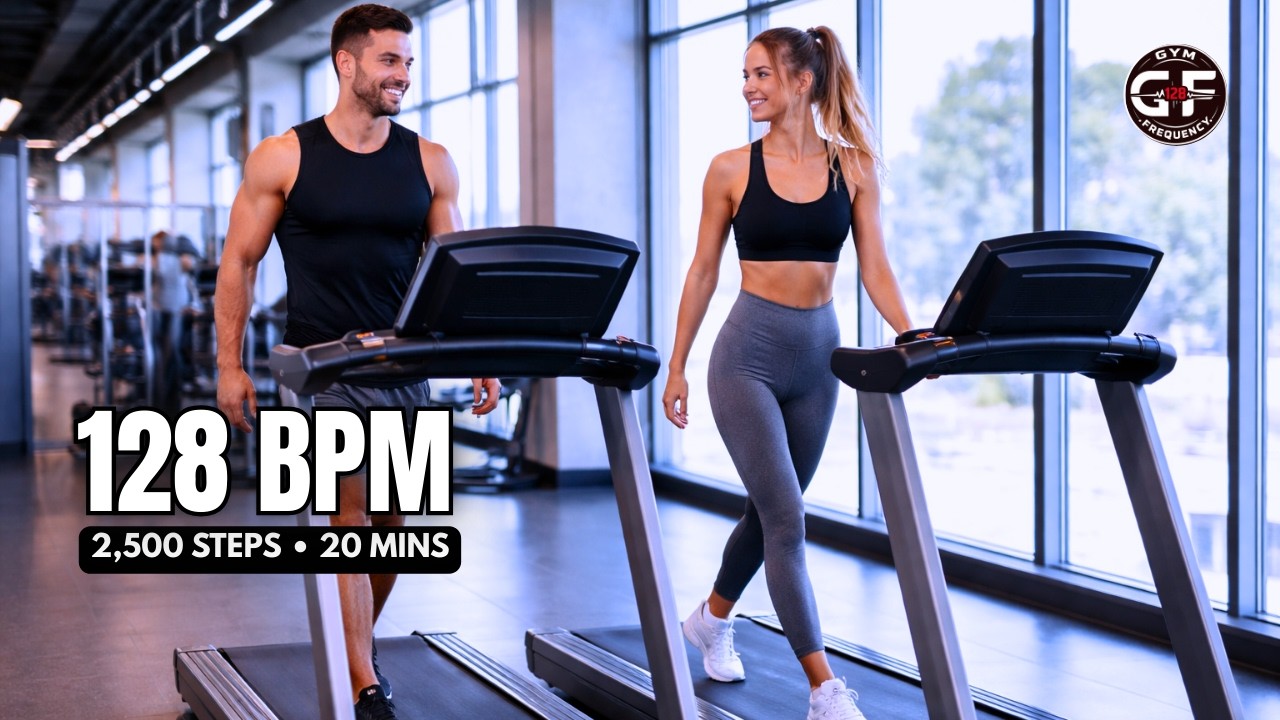 20-Min Walking Workout (2,500 Steps) | 128 BPM Cardio