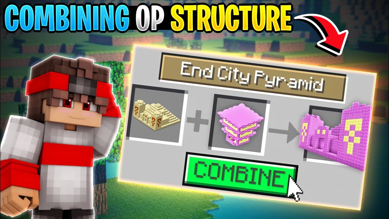Minecraft but there are Custom Op Structure | Combining desert & end City | Minecraft gameplay Tamil