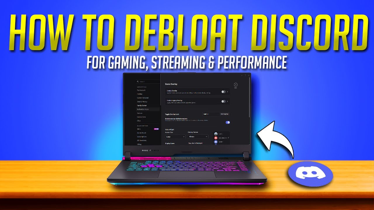 Debloat & Optimize Discord for Gaming & Streaming - Fix Lags, Stutters and Performance Issues⚙️